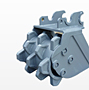 Custom Metal Fabricated Carbon Steel Backhoe Bucket for Construction Industry